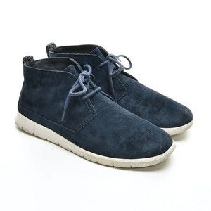 Men UGG Freamon Blue Suede Waterproof Chukka Boots 11 M